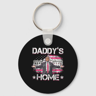 Daddys Home Trump Roze 2024 Grappig Trump Take Ame Sleutelhanger