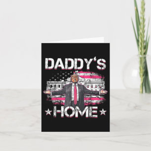 Daddys Home Trump Roze 2024 Grappig Trump Take Kaart