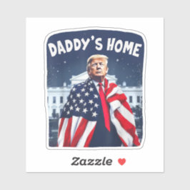 Daddy's Home Trump Roze 2024 Neem Amerika terug Sticker