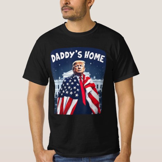 Daddy's Home Trump Roze 2024 Neem Amerika terug T-shirt (Voorkant)