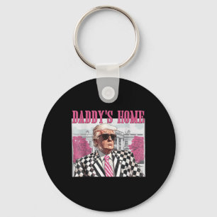 Daddys Home Trump Roze 2024 Sleutelhanger