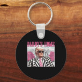 Daddys Home Trump Roze 2024 Sleutelhanger (Voorkant)