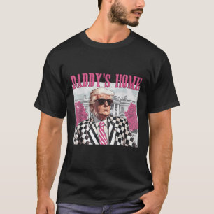 Daddys Home Trump Roze 2024 T-shirt