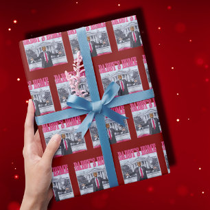 Daddy's Home Trump Roze Cadeauverpakking Cadeaupapier