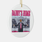 Daddy's Home Trump Roze Gift Keramisch Ornament (Rechts)
