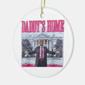 Daddy's Home Trump Roze Gift Keramisch Ornament (Links)