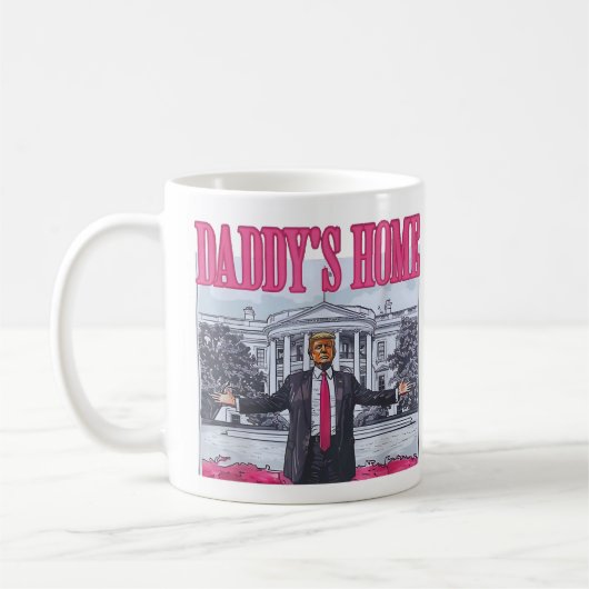 Daddy's Home Trump Roze Gift Koffiemok (Links)