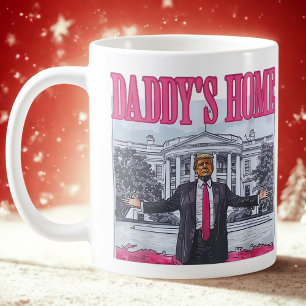 Daddy's Home Trump Roze Gift Koffiemok