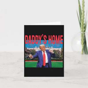 Daddy's Home Trump Roze Trump 2024 Neem Amerika Ck Kaart