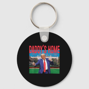 Daddys Home Trump Roze Trump 2024 Neem Amerika ter Sleutelhanger