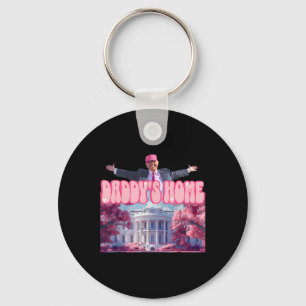 Daddy's Home Trump Roze Trump Gewonnen 2024 Neem A Sleutelhanger