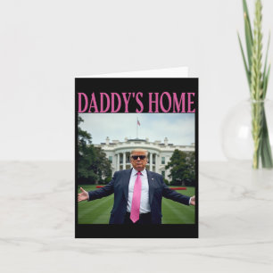 Daddy's Home Trump Shirt voor mannen Vrouwen Kinde Kaart