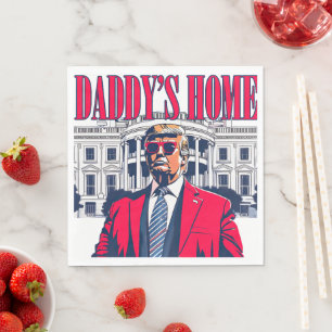 Daddy's Home Trump Whitehouse Patriottisch Servet
