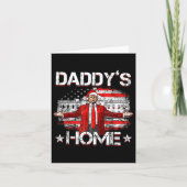 Daddys Home Trump Xmas 2024 Funny Trump Take Ameri Kaart (Voorkant)