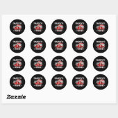 Daddys Home Trump Xmas 2024 Funny Trump Take Ameri Ronde Sticker (Vel)