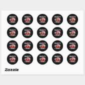 Daddys Home Trump Xmas 2024 Funny Trump Take Ameri Ronde Sticker (Vel)