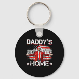 Daddys Home Trump Xmas 2024 Funny Trump Take Ameri Sleutelhanger