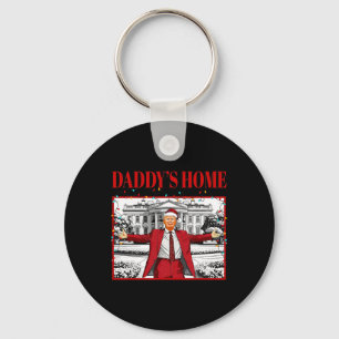 Daddy's Home voor Kerstmis Kerstman Grappig Trump  Sleutelhanger
