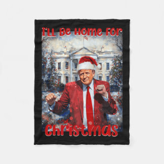 Daddy's Home voor Kerstmis Trump1 Fleece Deken