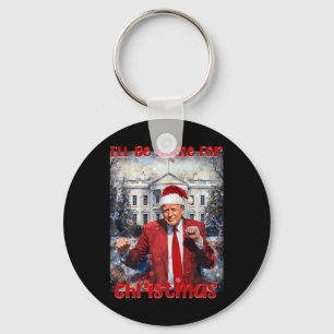 Daddy's Home voor Kerstmis Trump1 Sleutelhanger