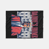 Daddys Home Witte Huis Trump 2024 Fleece Deken (Voorkant (Horizontaal))