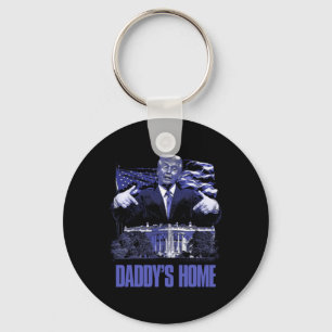 Daddys Home Witte Huis Trump 2024 Verkiezingen Sleutelhanger