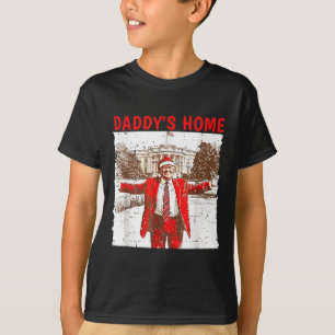 Daddys Home zal thuis zijn voor kerstplezier Trump T-shirt