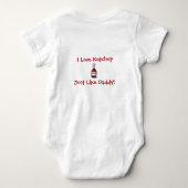 DADDY'S KLEINE KETCHUP BABY GEKKE FUN CUTE ROMPER (Achterkant)
