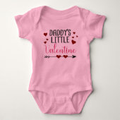 "Daddy's kleine Valentijn" Romper (Voorkant)