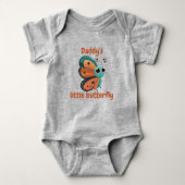 Daddy's kleine vlinder romper (Voorkant)