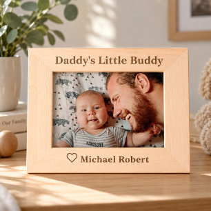 Daddy's Kleine Vriend Foto Frame Gegraveerde Lijstjes