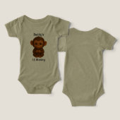 Daddy's LiL Monkey One Piece (Ontwerp Voorkant & Achterkant)