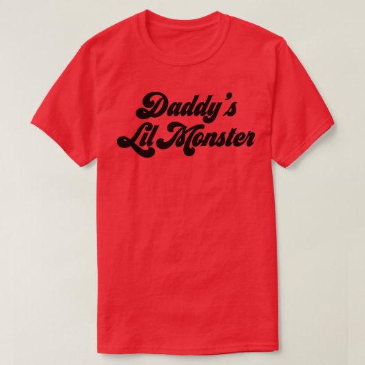 Daddys Lil Monster T-shirt (Design voorkant)