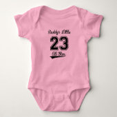 Daddy's Little All-Star (Roze) Romper (Voorkant)