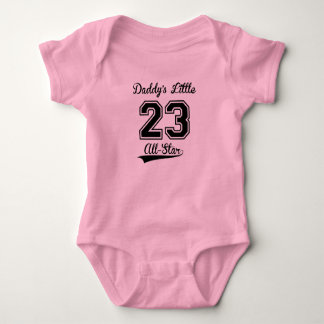 Daddy's Little All-Star (Roze) Romper