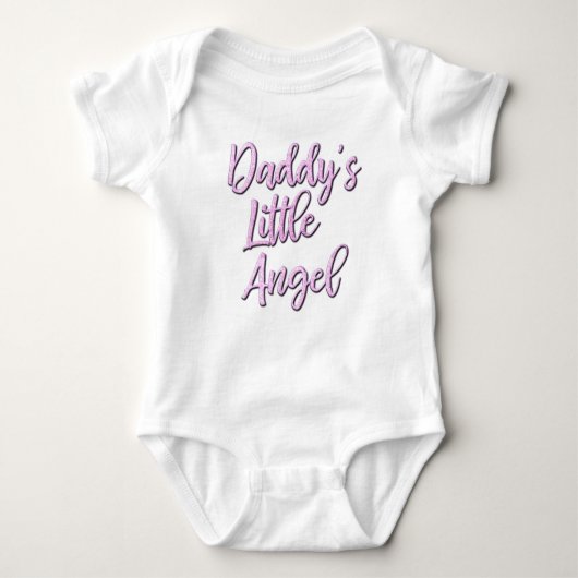 Daddy's Little Angel bodysuit voor baby (Voorkant)