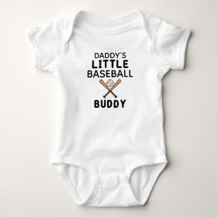 Daddy's Little Baseball Buddy   Schattig honkbal Romper