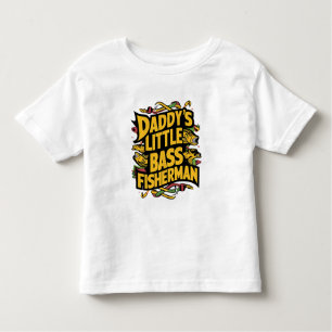 Daddys Little Bass Fisherman Kinder Shirts