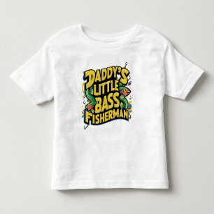 Daddys Little Bass Fisherman Kinder Shirts