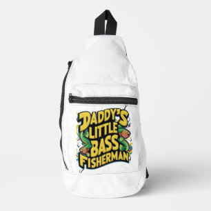 Daddys Little Bass Fisherman Sling Bag