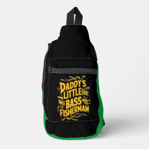 Daddys Little Bass Fisherman Sling Bag