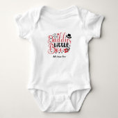 Daddys Little Boo, Baby shower Gift Romper (Voorkant)