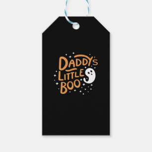Daddys Little Boo Gelukkig Halloween Stijl Cadeaulabel
