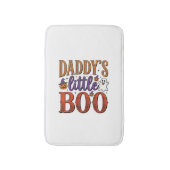Daddys Little Boo Vintage Halloween Badmat (Voorkant Verticaal)