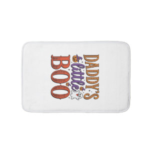 Daddys Little Boo Vintage Halloween Badmat
