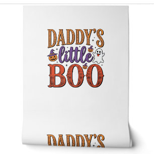 Daddys Little Boo Vintage Halloween Behang