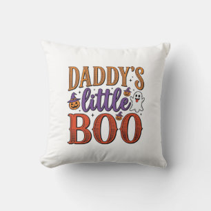 Daddys Little Boo Vintage Halloween Kussen