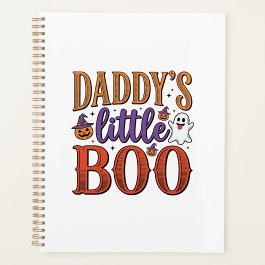 Daddys Little Boo Vintage Halloween Planner (Voorkant)