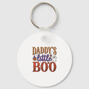 Daddys Little Boo Vintage Halloween Sleutelhanger