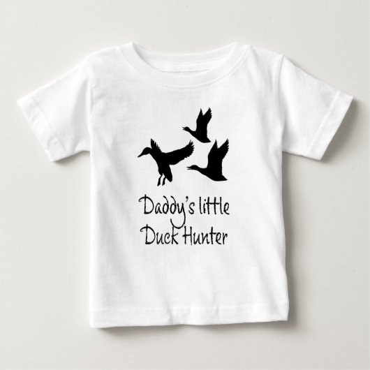 Daddys Little Duck Hunter Baby Bodysuit (Voorkant)